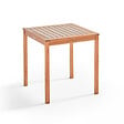 OVIALA - Table bistrot carrée en bois d'eucalyptus - Sete - vignette