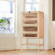 PAWHUT - Cage pour hamsters souris petits rongeurs multi-niveaux 5 étages 10 plateformes bois de pin 60 x 40 x 120 cm - vignette