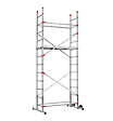 HAILO - Echafaudage roulant pour escalier avec montage rapide 2,4m/4,4m en aluminium Hailo Fast & Lock 5 - vignette