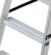 HAILO - Escabeau professionnel sécurisé 4 marches Hailo Alu plateforme PEHD - vignette