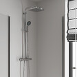 GROHE - Colonne de douche thermostatique XXL Cube 250 + Douchette 2 jets, Chrome (26696022) - vignette