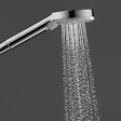 HANSGROHE - Ensemble de douche Logis Mitigeur mural + Douchette 2 jets avec Barre 65cm + Flexible, Chrome (71600000-Vernis) - vignette