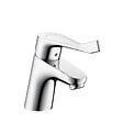 HANSGROHE - Hansgrohe Focus Care 70 Mitigeur PMR de lavabo avec poignée extra longue, ComfortZone 70, Chrome (31910000) - vignette