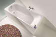 KALDEWEI - Eurowa Baignoire droite avec pieds 170 x 70 cm en acier émaillé, Blanc alpin (119800010001-SET) - vignette