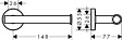 HANSGROHE - Logis Universal - Pack support de rouleau de rechange + Brosse WC, Chrome (41722000-DUOLOGIS3) - vignette