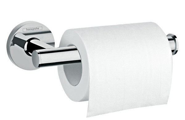 HANSGROHE - Logis Universal - Pack support de rouleau de rechange + Brosse WC, Chrome (41722000-DUOLOGIS3) - large