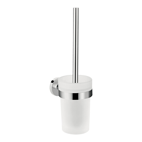 HANSGROHE - Logis Universal - Pack support de rouleau de rechange + Brosse WC, Chrome (41722000-DUOLOGIS3) - large
