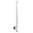 OPTIMA - Cube Way Porte-papier toilette mural en laiton, Chrome (SPI28) - vignette