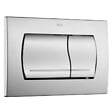 ROCA - Roca Plaque de commande ROCA ACTIVE 52-B double touche Chromé mat (A8901150B2) - vignette
