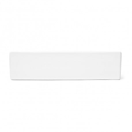 SWISS AQUA TECHNOLOGIES - Ensemble lave-mains suspendu avec trou pour robinetterie 40.5x20.5, Bonde clic-clac Siphon SATBRE4020SL-SET - large