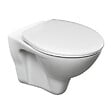 VILLEROY ET BOCH - Pack WC Bâti-support Viconnect + WC Cersanit S-Line Pro + Abattant + Plaque blanche (ViConnectS-LinePro-2) - vignette