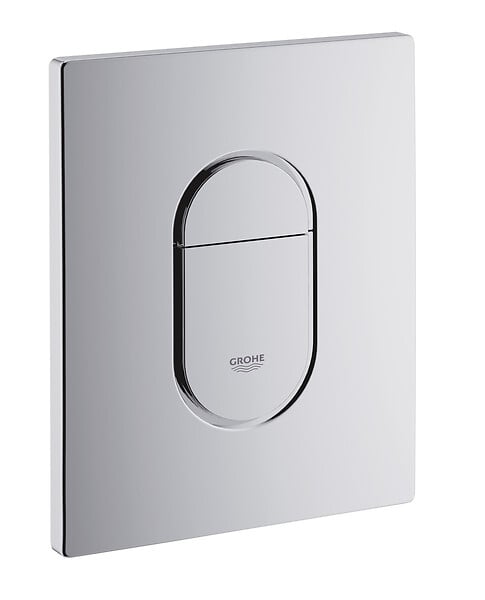 GROHE - Pack WC Bâti-support + WC SAT Infinitio sans bride fixations invisibles + Plaque + Panneau isolation phonique ArenaInfinitio - large
