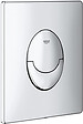 GROHE - Pack WC Bâti autoportant Rapid SL + WC Cersanit S-LinePro + Abattant + Plaque Chrome (ProjectS-LinePro-2) - vignette