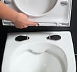 VILLEROY ET BOCH - Pack WC Bâti-support + WC Swiss Aqua Technologies sans bride et fixations invisibles + Plaque chrome - vignette