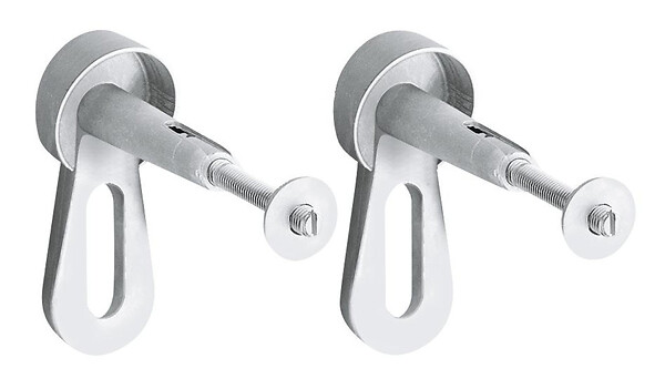 GROHE - Pack WC Bâti-support + WC Swiss Aqua Technologies Infinitio sans bride, fixation invisible + Plaque chrome - large