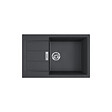 FRANKE - Franke SIRIUS - 2.0 S2D 611-78 Tectonite® Evier à encastrer avec bac XL Noir - vignette