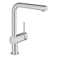GROHE - Grohe Minta Mitigeur d’évier avec douchette extractible, Supersteel (G-30274DC0) - vignette