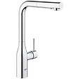 GROHE - Essence Mitigeur évier avec douchette extractible, 2 jets, Chrome (G-30270000) - vignette