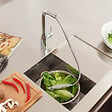 GROHE - Essence Mitigeur évier avec douchette extractible, 2 jets, Chrome (G-30270000) - vignette