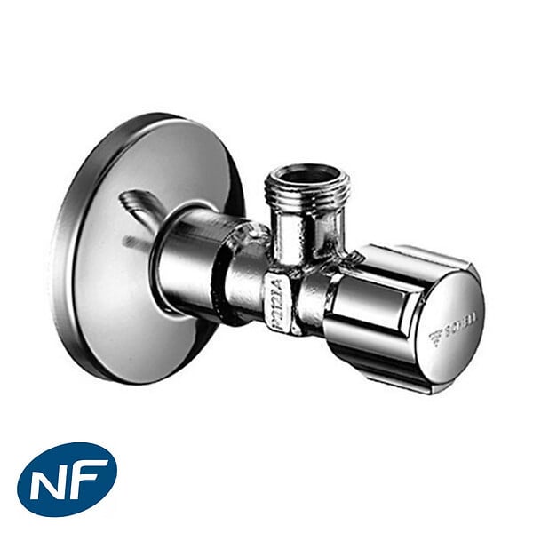SCHELL - Comfort Lot de 2 robinets d'équerre avec fonction de régulation, Classe de débit A (052120699-PRO2) - large