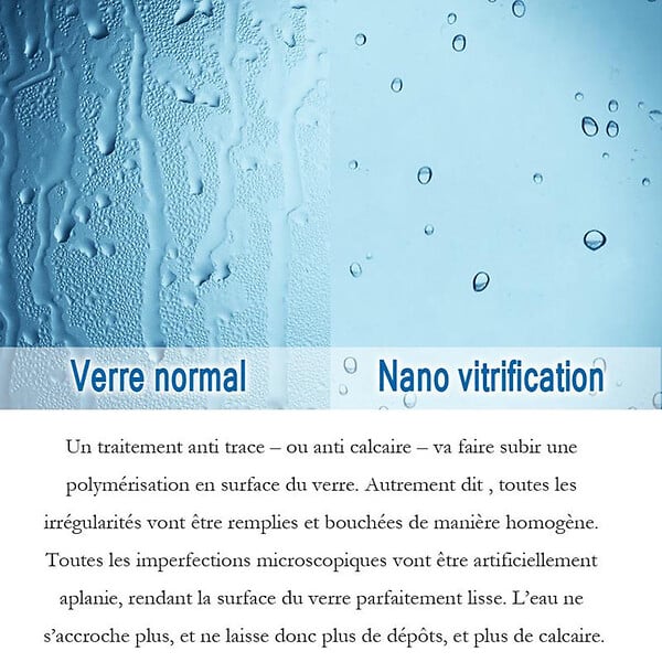 AICA SANITAIRE - AICA paroi de douche 100x200cm paroi de douche à l'italienne en 8mm verre anticalcaire style moderne avec barre de fixation noire carrée 90cm - large
