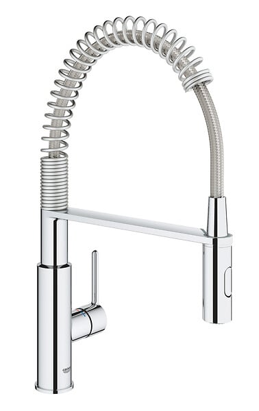 GROHE - Mitigeur monocommande évier Get - Chromé - H.455xL.236mm - large