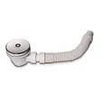 AICA SANITAIRE - AICA receveur de douche blanc 150x70cm rectangulaire, Extra-plat, bac à douche avec le kit de plinthe, 10 pieds, la bonde de receveur et le siphon 90cm - vignette
