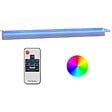 VIDAXL - vidaXL Déversoir pour cascade avec LED RVB Inox 108 cm - vignette