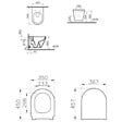 GEBERIT - Pack WC Bâti-support UP720 extra-plat + WC sans bride Integra avec fixations invisibles + Abattant softclose + Plaque blanche - vignette