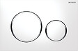 GEBERIT - Pack Bâti-support UP320 + WC sans bride Bello + Abattant softclose + Plaque blanc chromé (GebBello-C) - vignette
