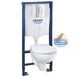 GROHE - Nouveau Set WC Rimless Grohe BAU CERAMIC Classic (39418Classic) - vignette
