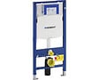 GEBERIT - Pack WC Bâti-support UP320 + Cuvette sans bride SAT + Abattant soft close + Plaque blanche (GebSATrimless-H) - vignette