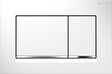 GEBERIT - Pack WC Bâti-support UP320 + Cuvette sans bride SAT + Abattant soft close + Plaque blanche (GebSATrimless-H) - vignette