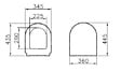 GROHE - Pack WC Bâti-support Rapid SL + Cuvette Vitra S50 + Abattant softclose + Plaque chrome (GROHE-S50softclose-2) - vignette