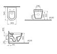 GROHE - Pack WC Bâti Rapid SL Autoportant + Cuvette Vitra S50 + Abattant soft close + Plaque chrome (ProjectS50softclose-2) - vignette