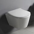 GROHE - Pack WC Bâti-support Rapid SL + WC sans bride Lucco Avva + Abattant softclose + Plaque blanche (RapidSL-Avva-3) - vignette