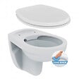 GROHE - Pack WC Rapid SL + cuvette suspendue sans bride Porcher + plaque Grohe Skate Cosmopolitan chrome (RapidSL-PorcherRimless) - vignette