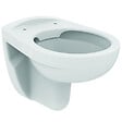 GEBERIT - Pack WC Bâti Duofix + Cuvette suspendue Porcher sans bride + Abattant Ideal Standard ASTOR + Plaque blanche (PorcherGeb3) - vignette