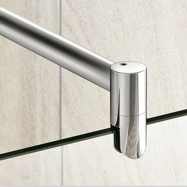 AICA SANITAIRE - AICA barre de stabilisation extensible 70-120cm pour douche à l'italienne, barre de fixation cylindrique en aluminium avec la finition chromée - large