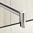 AICA SANITAIRE - AICA barre de stabilisation extensible 70-120cm pour douche à l'italienne, barre de fixation cylindrique en aluminium avec la finition chromée - vignette
