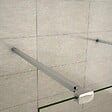 AICA SANITAIRE - AICA barre de stabilisation 90cm, barre de fixation avec la pince renforcé en chromé pour douche à l'italienne - vignette