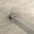AICA SANITAIRE - AICA barre de stabilisation 90cm, barre de fixation avec la pince renforcé en chromé pour douche à l'italienne - vignette