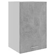 VIDAXL - vidaXL Armoire suspendue "Lyon" Gris béton 39,5x31x60 cm - vignette