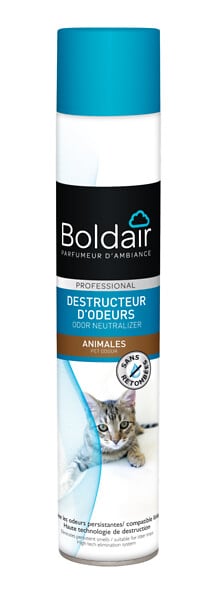 BOLDAIR - Destructeur d'odeurs animales - Spray neutralisant - 500ml - large