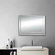 AICA SANITAIRE - Aica 65x90cm Miroir artisanal de salle de bain rectangulaire suspendu horizontalement et verticalement - vignette