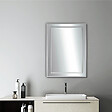 AICA SANITAIRE - Aica 65x90cm Miroir artisanal de salle de bain rectangulaire suspendu horizontalement et verticalement - vignette