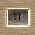 AICA SANITAIRE - Aica sanitaire Miroir salle de bain lumineux LED avec anti-buée et interrupteur tactile intégré 80x60cm - vignette