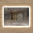 AICA SANITAIRE - Aica sanitaire 100x60cm Miroir de salle de bain lumineux LED avec anti-buée et interrupteur tactile intégré - vignette