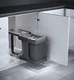 HAILO - Poubelle de cuisine coulissante encastrable sous évier 20L Hailo Solo Automatique - vignette