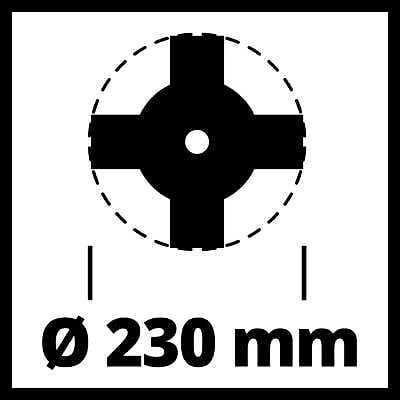 EINHELL - Lame 4 Dents De Rechange Pour Débroussailleuses - large